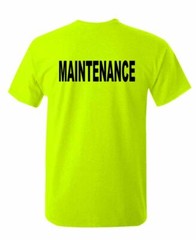 Maintenance – High Visibility – POCKET Tee