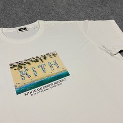 Kith Miami Design District Exclusive Beach Resort Tee Shirt Adult XXL White Mens