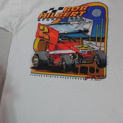 Vintage Sprint Car Shirt Mens XL Dirt Track Racing Rob Hilbert Single Stitch Tee