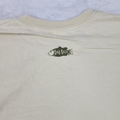 Vintage Fishing Shirt Men Large Tackle Bait Fisherman Fish Face Goods Y2K Adult