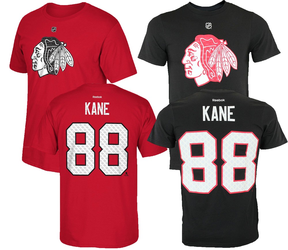 Reebok NHL Chicago Blackhawks Patrick Kane #88 TriBlend Matrix TShirt, 2 Options