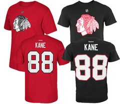 Reebok NHL Chicago Blackhawks Patrick Kane #88 TriBlend Matrix TShirt, 2 Options