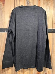 Knocker Size XL Men’s Dark Gray Soft Long Sleeve Henley Shirt NWT
