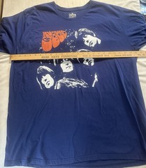 The Beatles Rubber Soul Adult 2XL Blue T-Shirt