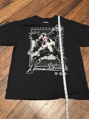 Venom Marvel Men’s T-Shirt Size XL Comic Graphic Print Short Sleeve Black
