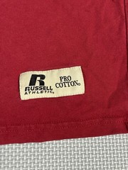 Russell Athletic Pro Cotton Red Men’s M Pocket T-Shirt Vtg