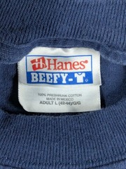 Vintage Hanes Shirt Mens Large Blue USS Pampanito Submarine Graphic Tee Navy