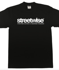 streetwise Stencil Graphic T-Shirt Black & White M-5XL