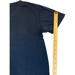 GAP Men’s Size Small Blue Short Sleeve V-Neck Plain Tee Solid Flat Front