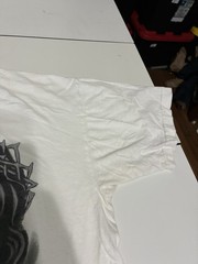 Jesus Crucifix Shirt XL White Religious Christian Streetwear SKater Grunge Y2K