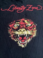 Liberty Zone Tiger Yazbek 100% Cotton Double-Sided Graphic T-Shirt Large