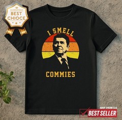 Ronald Reagan I Smell Commies T-Shirt DN5482
