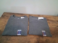 Mens George Size Small 34-36 Crew Neck Short Sleeve Lot Of 2 TSHIRTS NWT