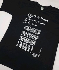 Vintage 90s Antonio Carlos AC Jobim Music Composer Artist Print T Shirt Brazil
