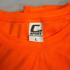 C2 SPORT (5 PACK) Long Sleeve Work Shirts Men’s Sz L Safety Orange 510400