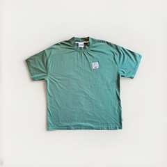 Carré Damask Shirt Mens Size Small Rare Forest Green OVERSIZED Fit Streetwear
