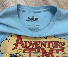 Adventure Time with Finn & Jake Shirt Size Large Cartoon Network Graphic Tee