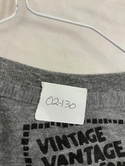 Vintage Vantage T Shirt M Gray Short Sleeve Poly Cotton Rayon NWT YGI O2-130