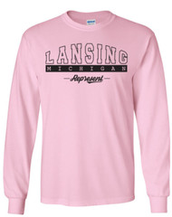 Lansing Michigan T-Shirt Long Sleeve Graphic tee