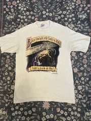 Sof Tee Men’s L White Vintage 90s Jesus Christian Graphic Cotton Crew T-Shirt