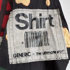 Levellers Custom Shirt Size 3XL Short Sleeve Black 19.5” Collar Punk Handmade