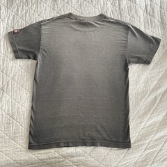 Vintage BAM Margera Element HIM Tshirt Size Small Gray 2000s Skate Faded Worn