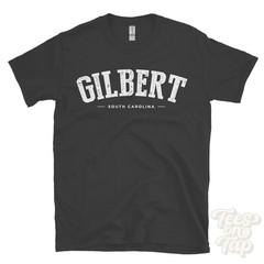 GILBERT SOUTH CAROLINA T-SHIRT Leesville Lexington USA retro varsity style gift