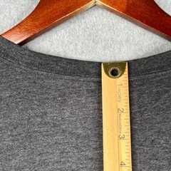 Wrangler Yellow Stone T Shirt Small Gra Heather Graphic Print Casual Mens