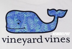 NWT Vineyard Vines Men SS Whale Pocket Crew Tee T-Shirt “TROPICAL CAMO WHALE”