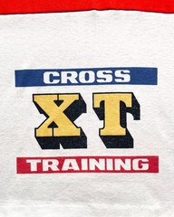 1980s XT Cross Training Vintage Runners Up T-Shirt Red White Size L