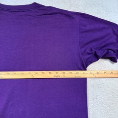Vintage 90s Jerzees Purple Puppies Graphic T Shirt Large Cute Dogs Made in USA