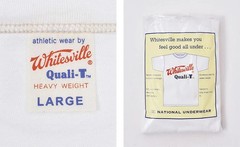 Whitesville WV73544 2-Pack T-Shirt XL Off White Short Sleeve Made in Japan New