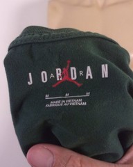EUC Nike Air Jordan Jumpman LS T-Shirt Spell Out Logo SZ M