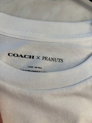 NWT Limited Coach x peanuts Snoopy T-shirt Men 5772 $178 Size L