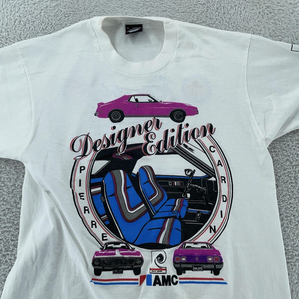 Vintage AMC Pierre Cardin Designer Edition Shirt Medium 1992 Car Show Canada 90s