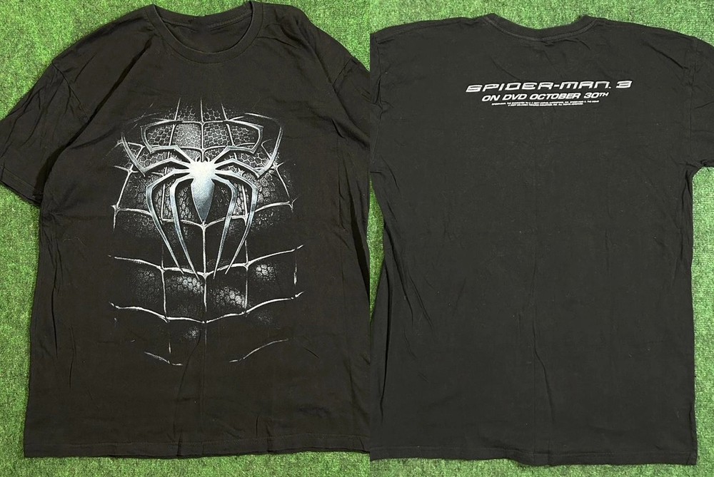 2007 Spider-Man 3 Movie Promo T-Shirt Size S-5XL Reprint