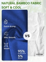 Men’s Undershirt Bamboo Rayon V-Neck T-Shirts Short Sleeve Tagless Tees Slim …