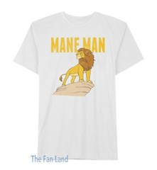 New Disney The Lion King Mane Man Mufasa Mens T-Shirt