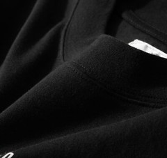 Men Spring Fashion Letter Half High Collar Printed Long Sleeved T-Shirt