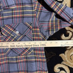 Vintage Plaid flannel ‘Stanrose’ button up