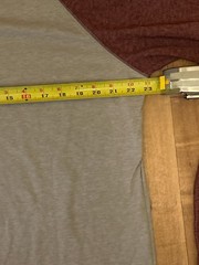 Columbia OmniWick Mens Size Large Long Sleeve Shirt Gray and Red Stretch