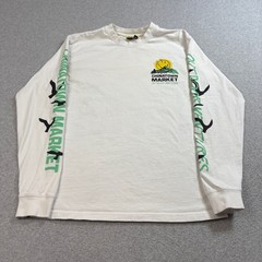 Chinatown Market Shirt Mens Medium Long Sleeve Outdoor Ventures Smiley Graphic T