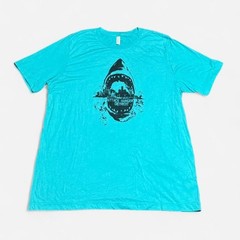 Canvas blue attack hunger Detroit XL size (width 22in, length 28in) graphic T sh