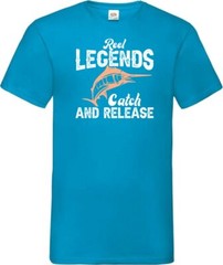Fishing Reel Legends Release Humour Novelty T Shirt Various Colours And Sizes