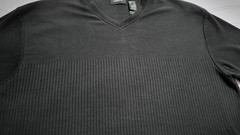 Claiborne Mens Short Sleeve Stretch Shirt Black Top Size XXL Basic Casual