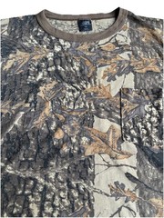 VTG 80s 90s Ace Sportswear Sniper Camo Pocket T Shirt Single Stitch Men’s 3XL