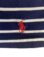 Polo Ralph Lauren Big Men’s 2XB Blue & White Stripe V Neck T Shirt