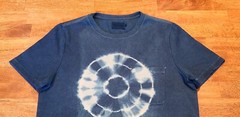 Taylor Stitch Heavy Bag Tee Tie Dye T-Shirt Men’s Sz 36 (S) Knit Cotton Blue
