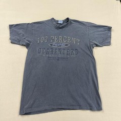 Vintage Pepsi Shirt Mens L/XL Blue 100 Percent Guaranteed Soda Graphic 90s