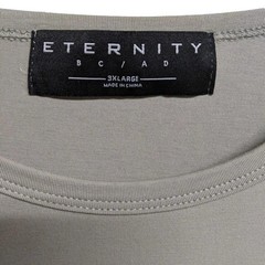 Eternity BC/AD T-shirt Men Size 3X Graphic Tee Bone Crew Neck XXX-Large